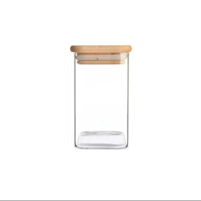 1/2/4/8Pcs, 10Oz Glass Jars with Airtight Lids, Candy Jars, Food Storage Containers with Bamboo Lids, Clear Jars