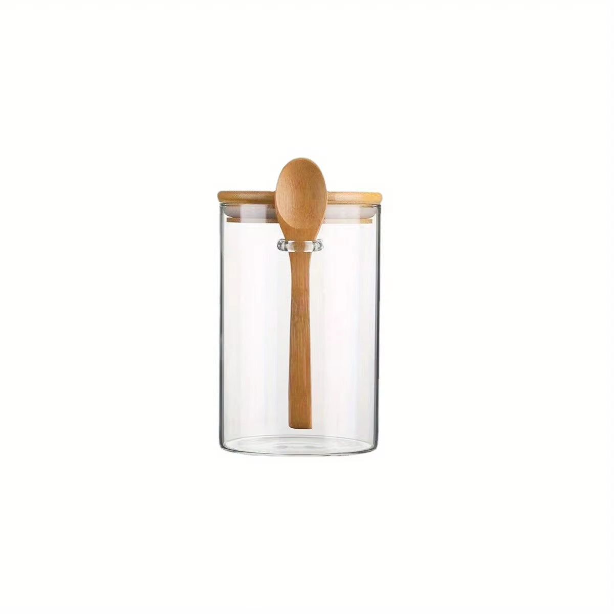 18Oz Airtight Glass Jars with Lids and Spoons